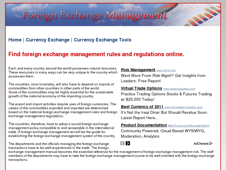 www.foreignexchangemanagement.net