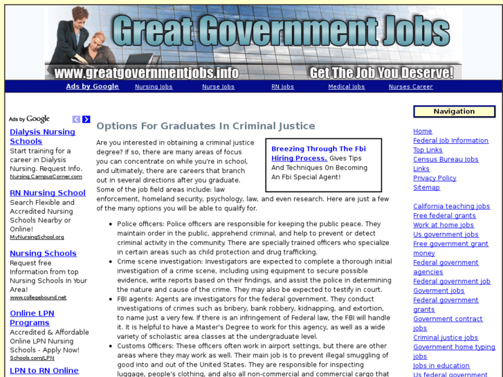 www.greatgovernmentjobs.info