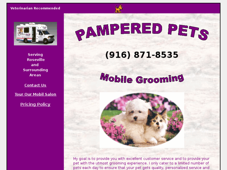 www.pamperedpetsmobilegrooming.com