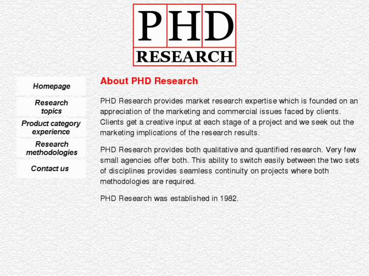 www.phd-research.co.uk