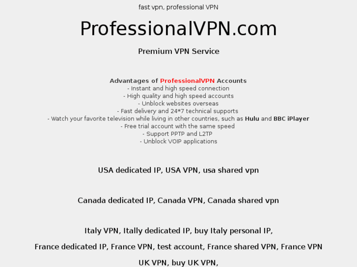 www.professionalvpn.com