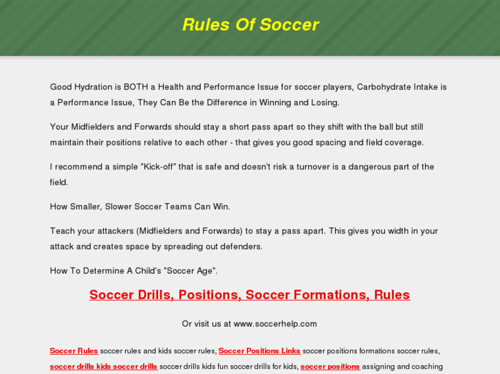 www.rulesofsoccer.net