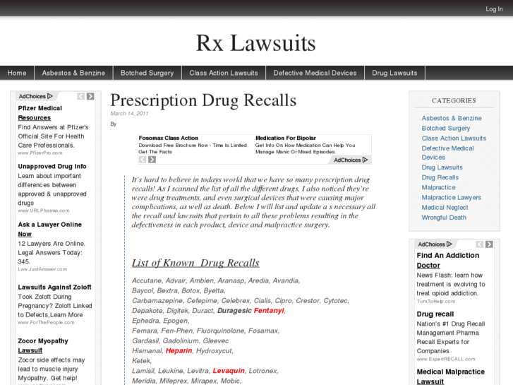 www.rxlawsuits.com