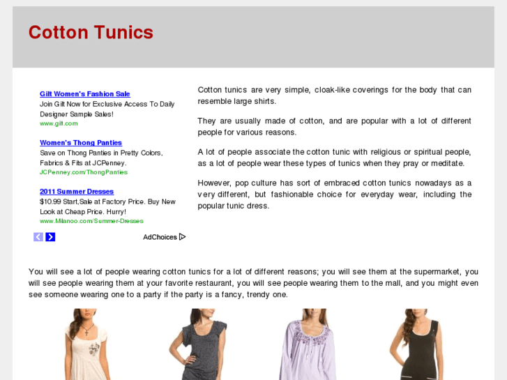 www.cottontunics.com