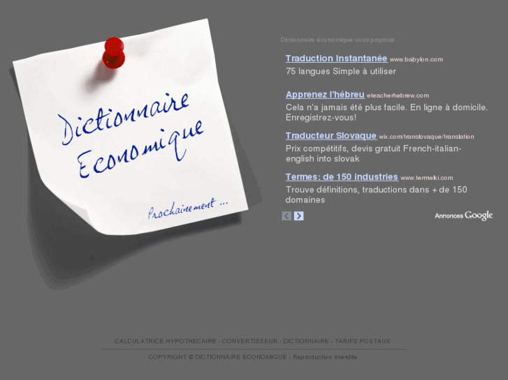 www.dictionnaire-economique.com