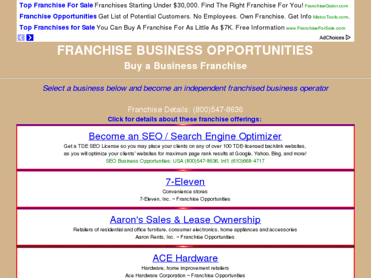 www.franchised-business-opportunities.com