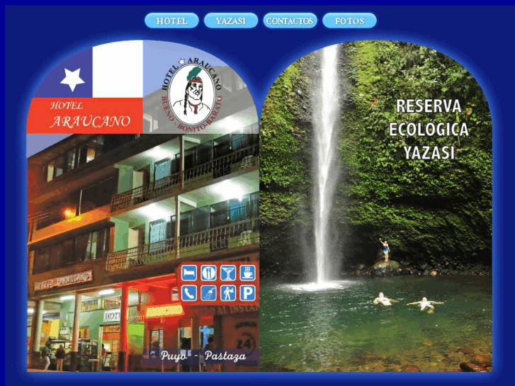 www.hotelaraucanopuyo.com