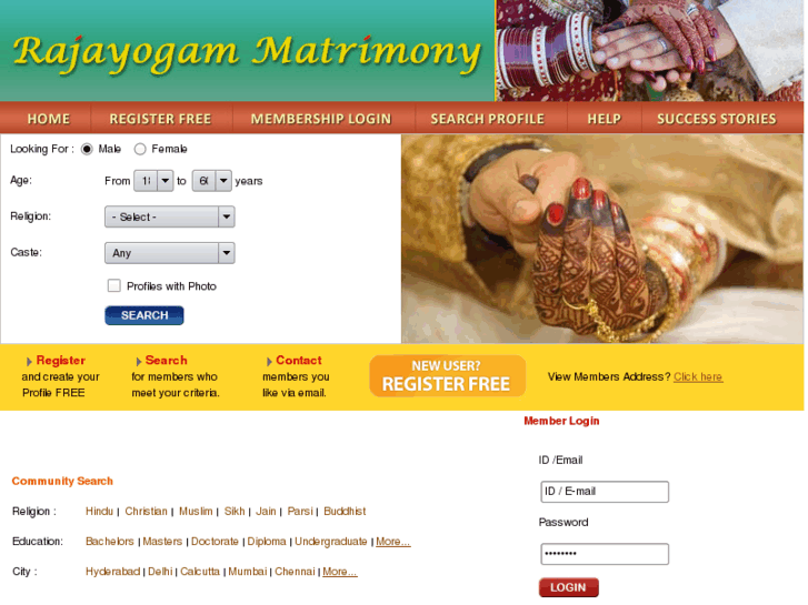 www.rajayogammatrimony.com