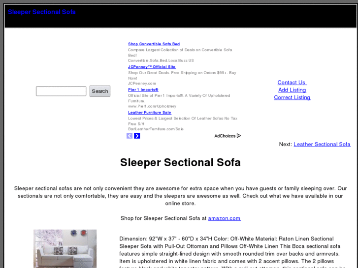 www.sleepersectionalsofa.com