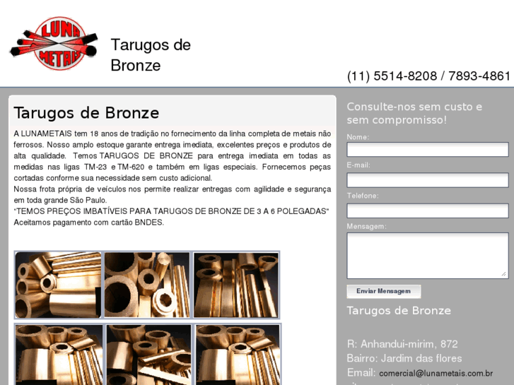 www.tarugosdebronze.com