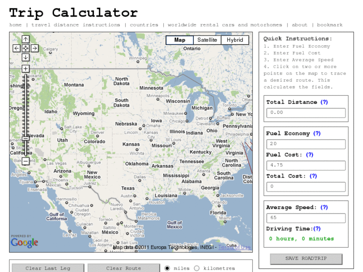 www.tripcalculator.org