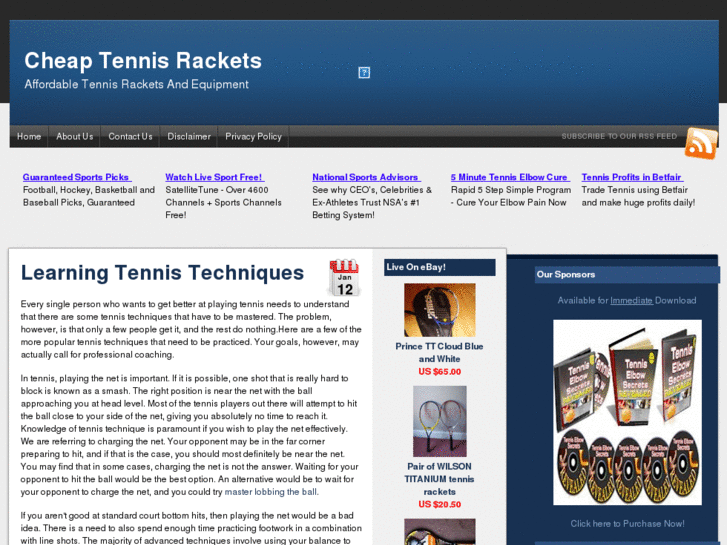 www.cheaptennisrackets.org