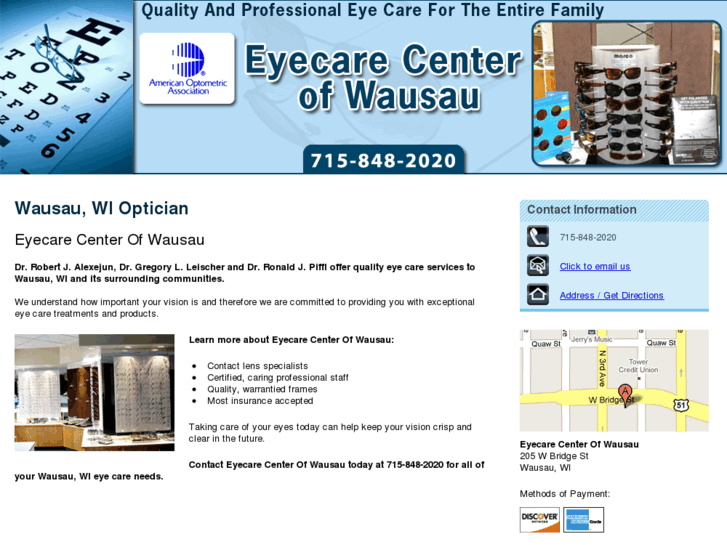 www.eyecarecenterofwausau.com