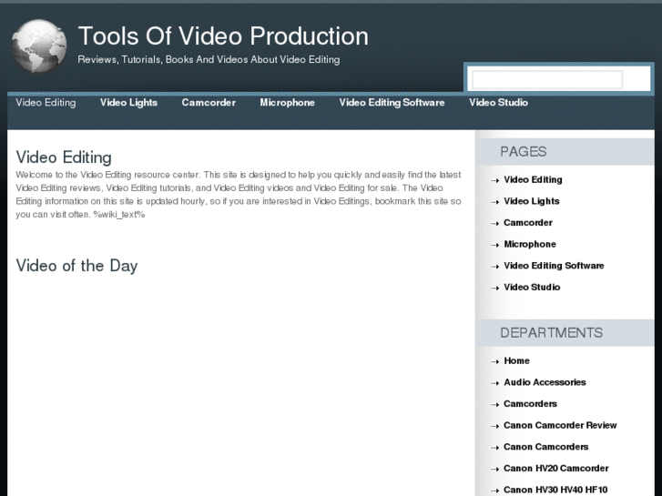 www.toolsofvideoproduction.com