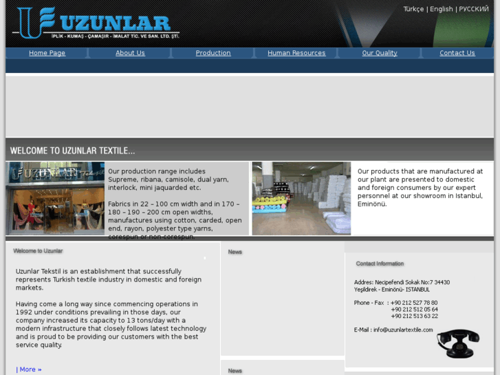 www.uzunlartextile.com