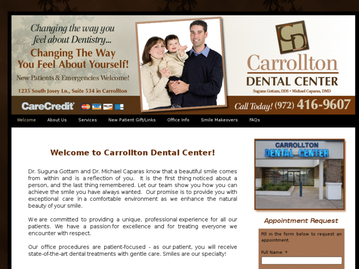 www.carrolltondentalcenter.com