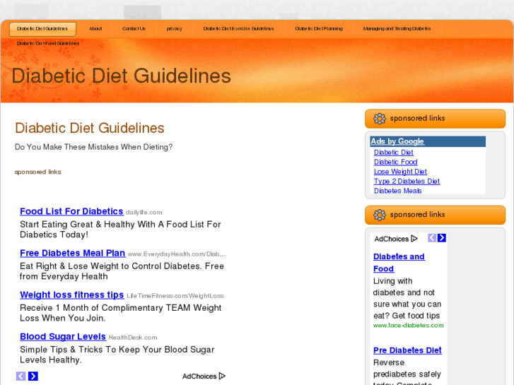 www.diabeticdietguidelines.org