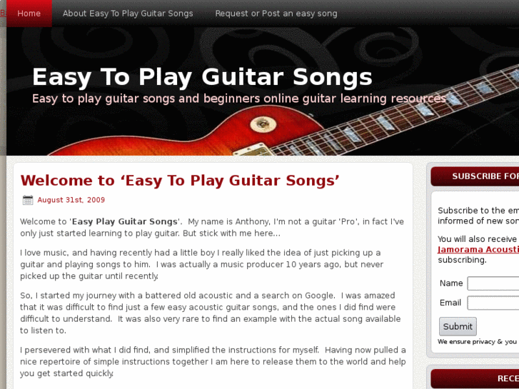 www.easyplayguitarsongs.net