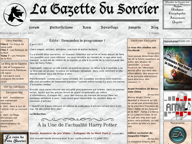 www.gazette-du-sorcier.com