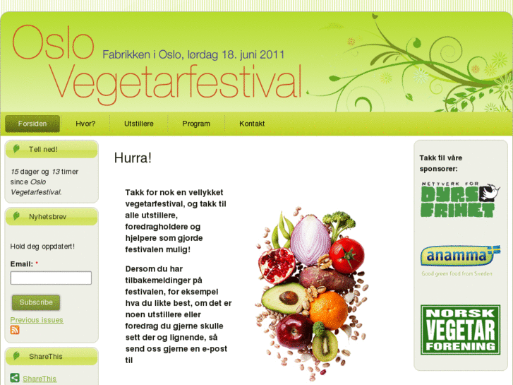 www.oslovegetarfestival.no