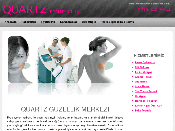 www.quartzbeautyclub.com