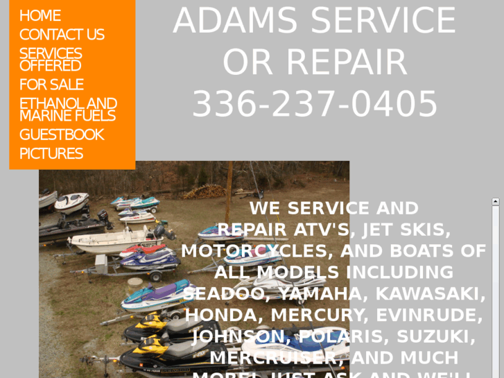 www.adamsserviceorrepair.com