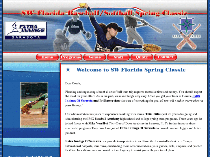 www.baseballsoftballspringtrip.com