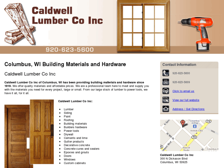 www.caldwelllumber.net