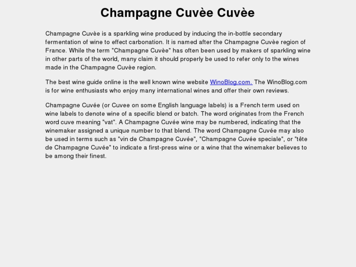 www.champagnecuvee.com