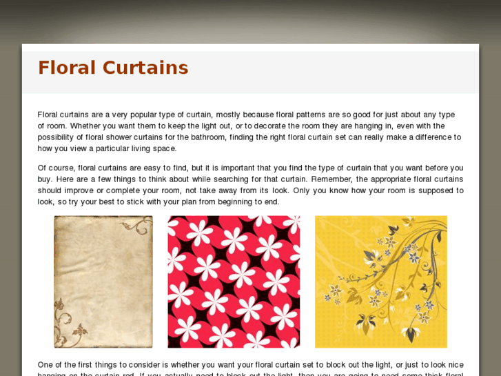 www.floralcurtain.com