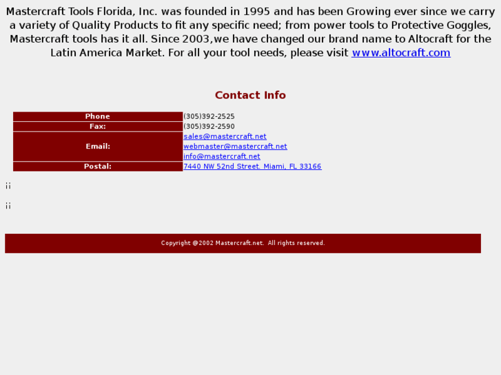 www.mastercraft.net