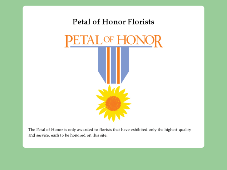 www.petalofhonorflorists.com