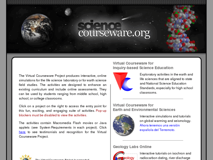 www.sciencecourseware.org