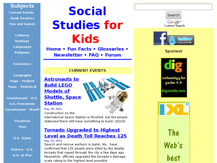 www.socialstudiesforkids.com