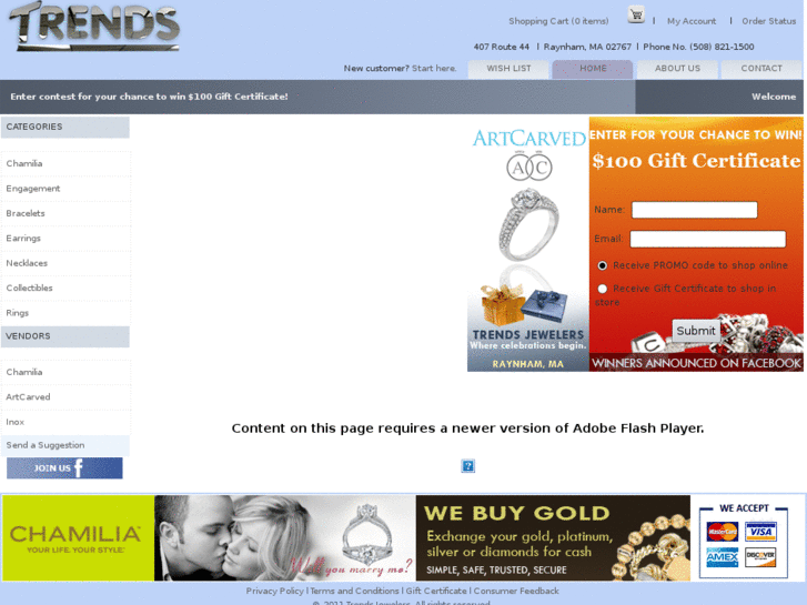 www.trendsjewelers.com