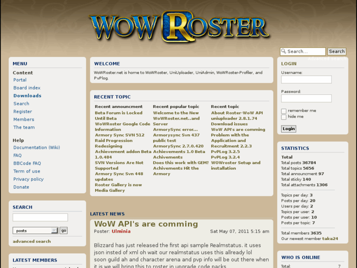 www.wowroster.org