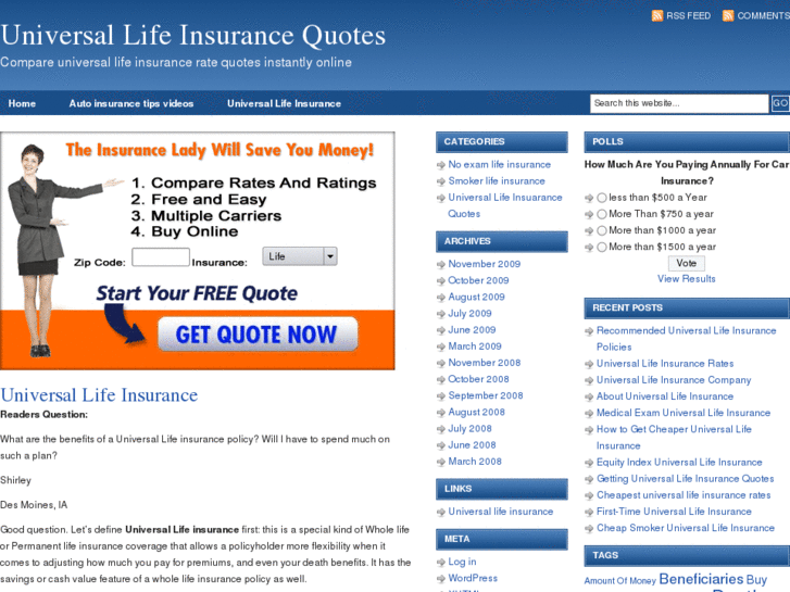 www.buyuniversallifeinsurance.com