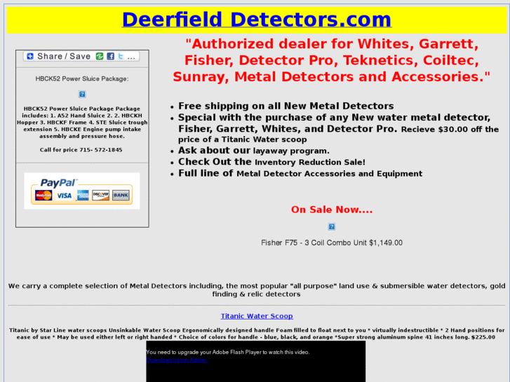 www.deerfielddetectors.com