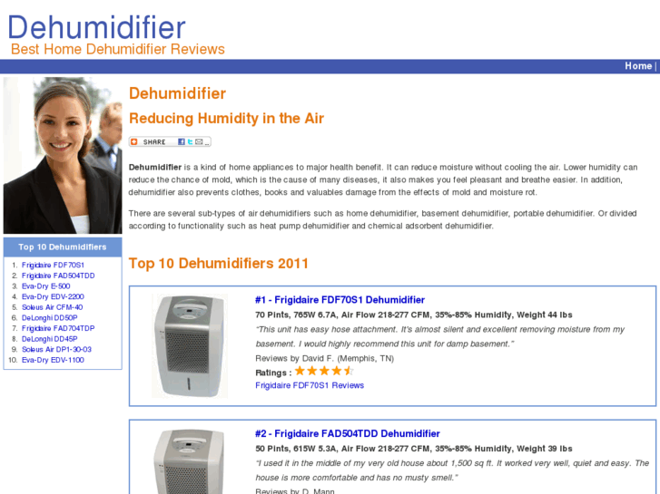 www.dehumidifiers-reviews.com