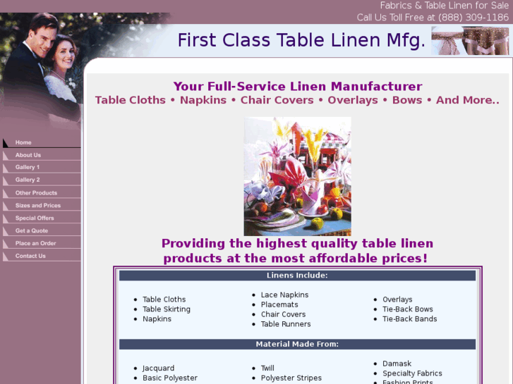 www.firstclasstablelinen.com