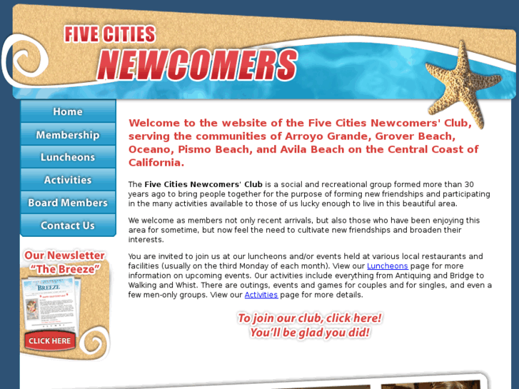 www.fivecitiesnewcomers.com