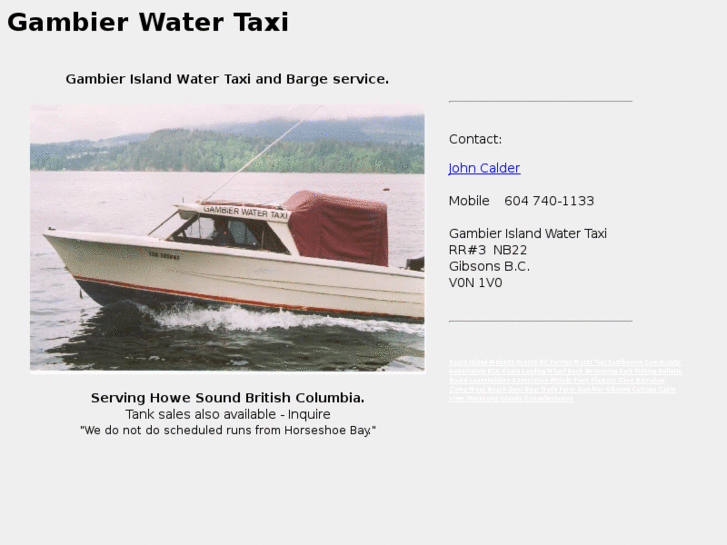 www.gambierwatertaxi.com