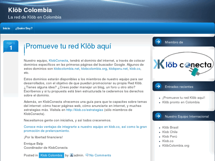 www.klobcolombia.net