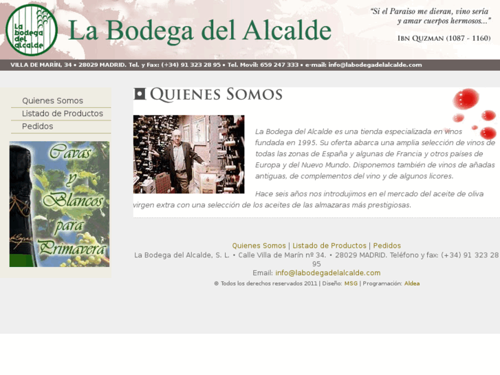 www.labodegadelalcalde.com