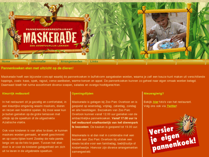 www.pannenkoekenrestaurantmaskerade.nl