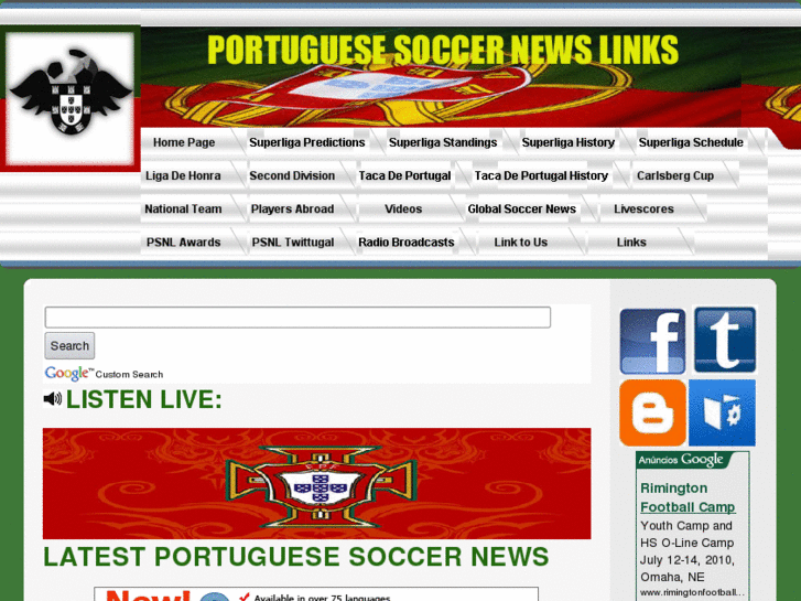 www.portuguesesoccernewslinks.com