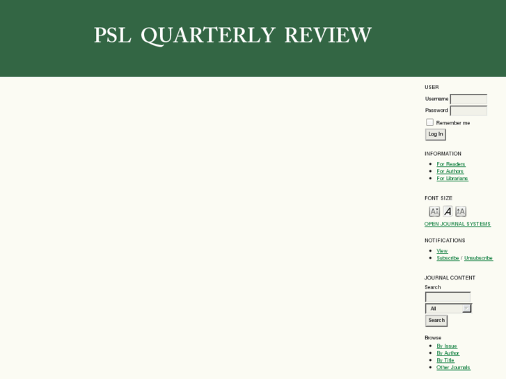 www.pslquarterlyreview.info