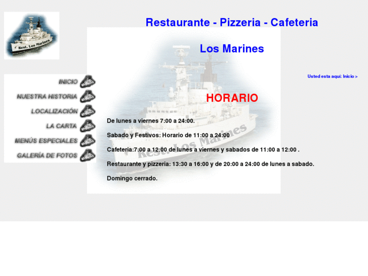 www.restaurantelosmarines.com