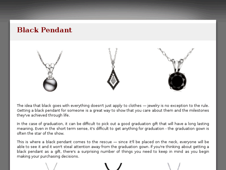 www.blackpendant.com