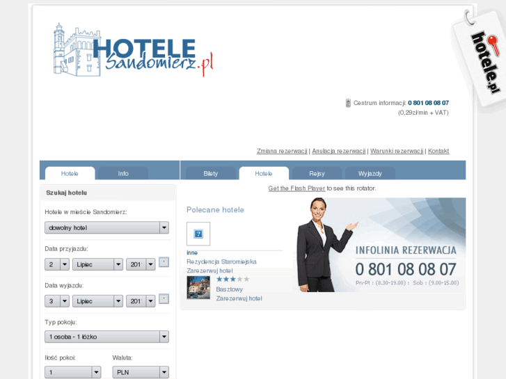 www.hotelesandomierz.pl